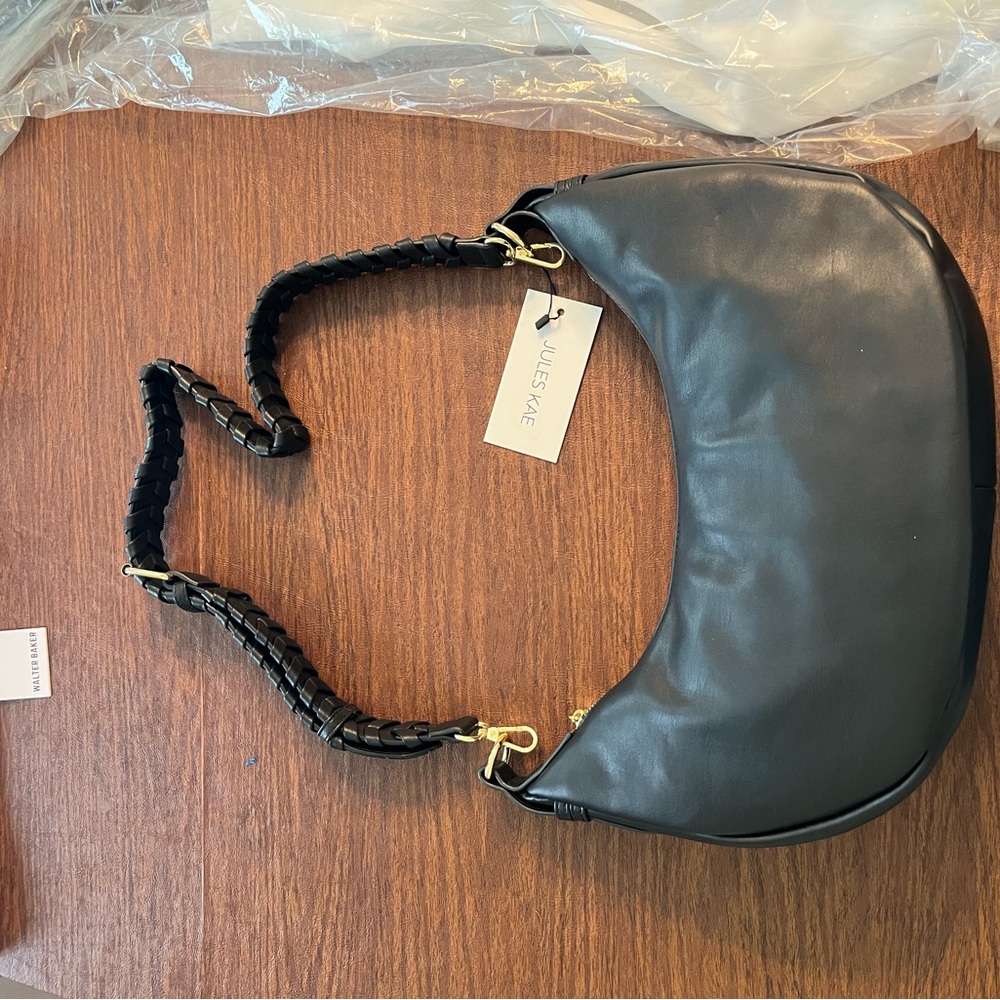 Jules Kae Black Leather Women's Bag